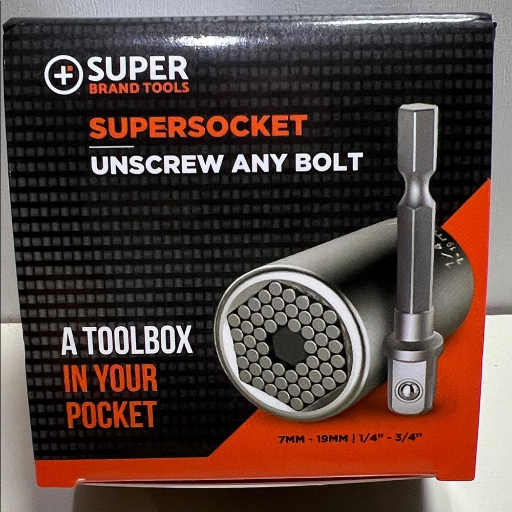 Supersocket Universal Socket 7MM-19MM 1/4”-3/4”